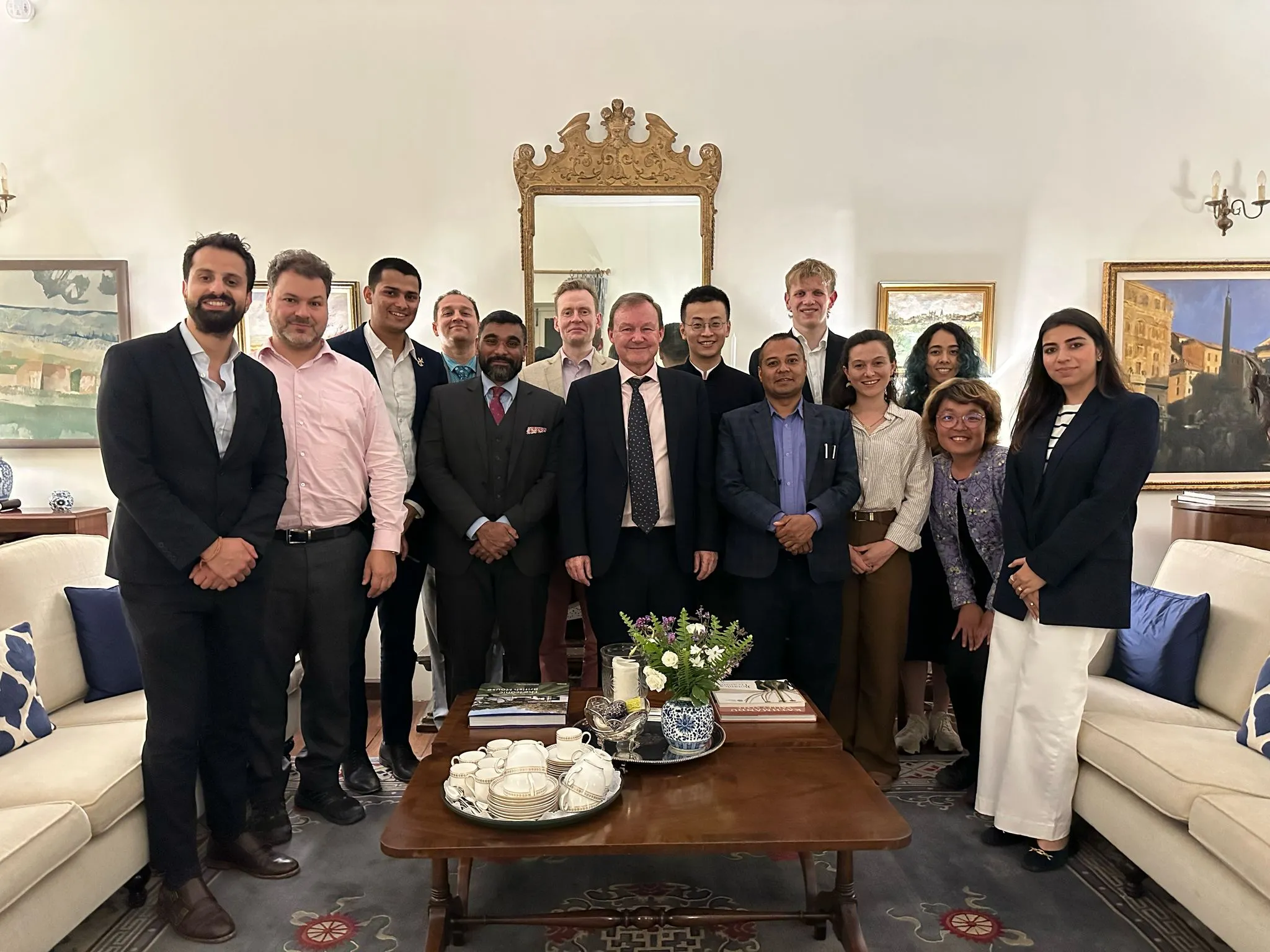 Dinner at the British Embassy
